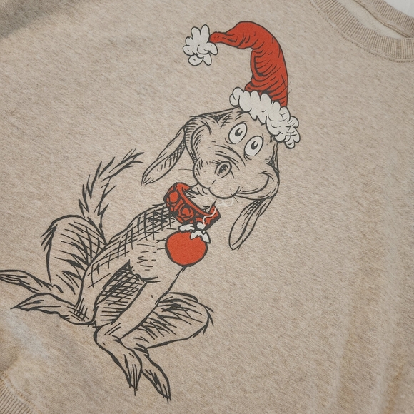 NWT American Eagle AE Grinch Dog Max Sweatshirt Christmas Winter Holiday Sz M - Picture 5 of 12